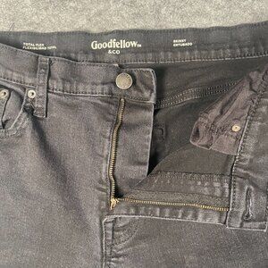 Goodfellow & Co Black Skinny Jeans Men’s 36x30 Total Flex Stretch Denim